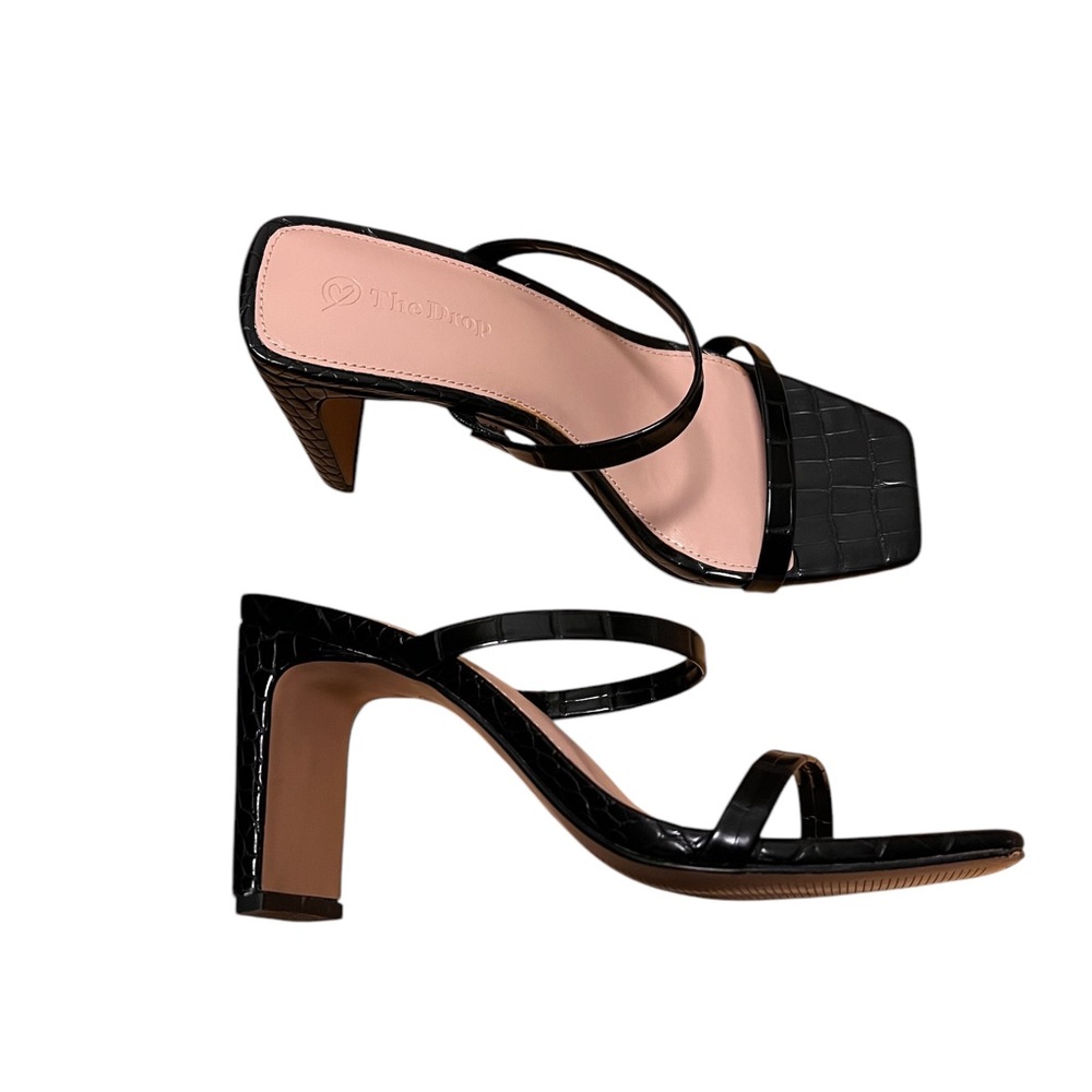 Black Strappy Heels